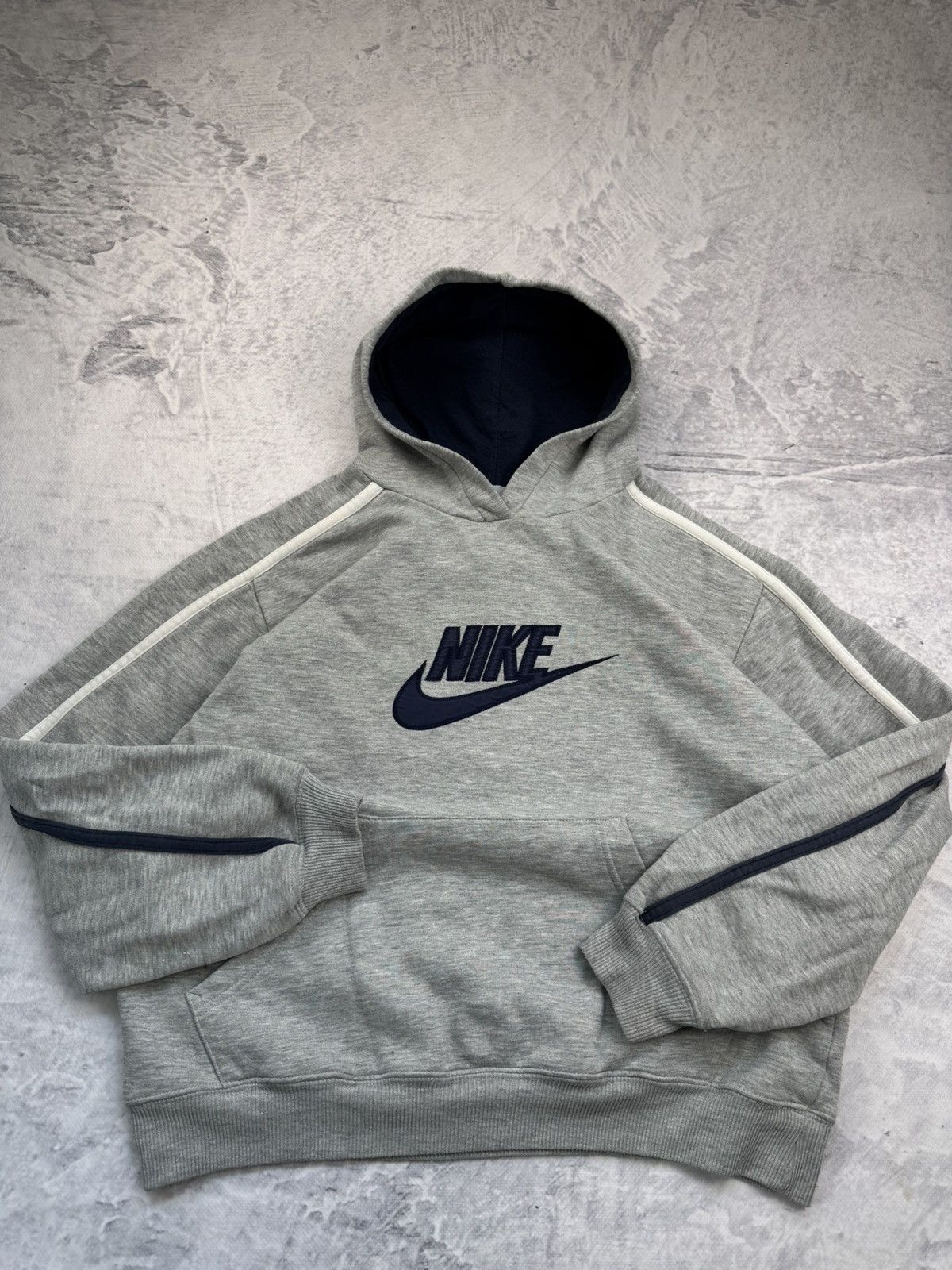 Nike × Vintage NIKE VINTAGE CENTER LOGO OVERSIZE BOXY HOODIE Size US M / EU 48-50 / 2 - 4 Thumbnail