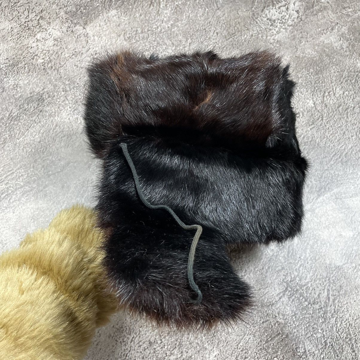 Vintage Vintage 90s Mohair Beanie Ushanka Hat Grunge Alt Punk OS Size ONE SIZE - 1 Thumbnail