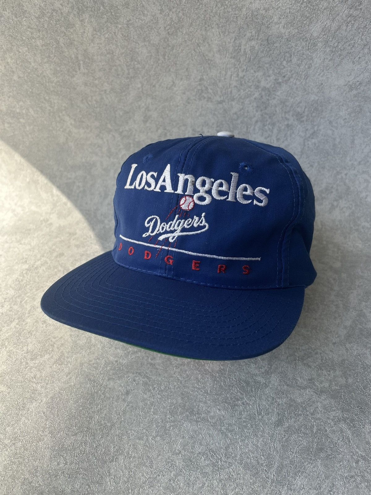 Twins Vintage 90s Los Angeles Dodgers Split Bar SnapBack Hat Rare Size ONE SIZE - 1 Thumbnail