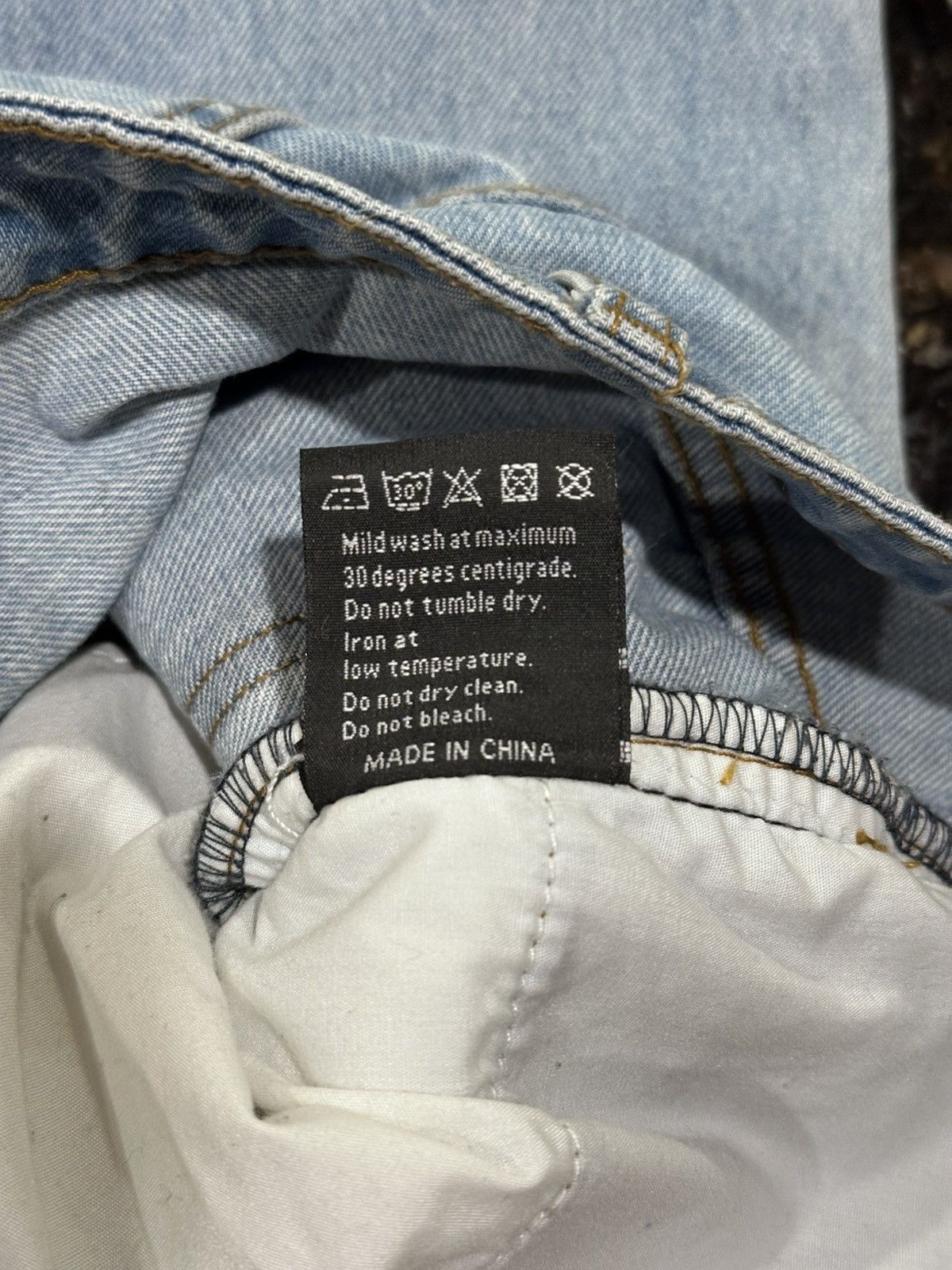 Who Decides War Who Decides War Yellow Sun Floral Patches Blue Denim Jeans Size US 34 / EU 50 - 12 Thumbnail