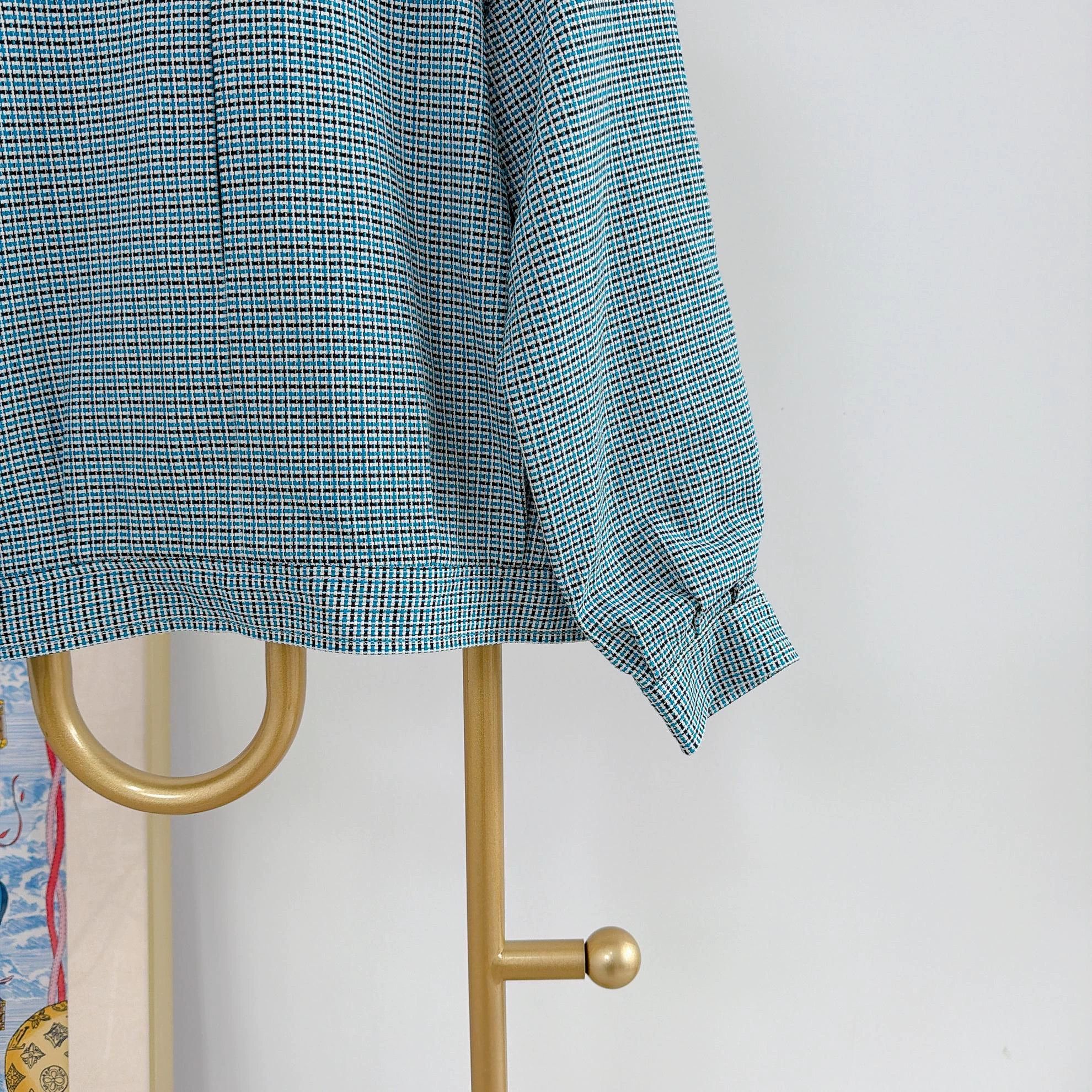 Maje Maje Blue Checkered Jacket Size 36 Size XS / US 0-2 / IT 36-38 - 5 Thumbnail