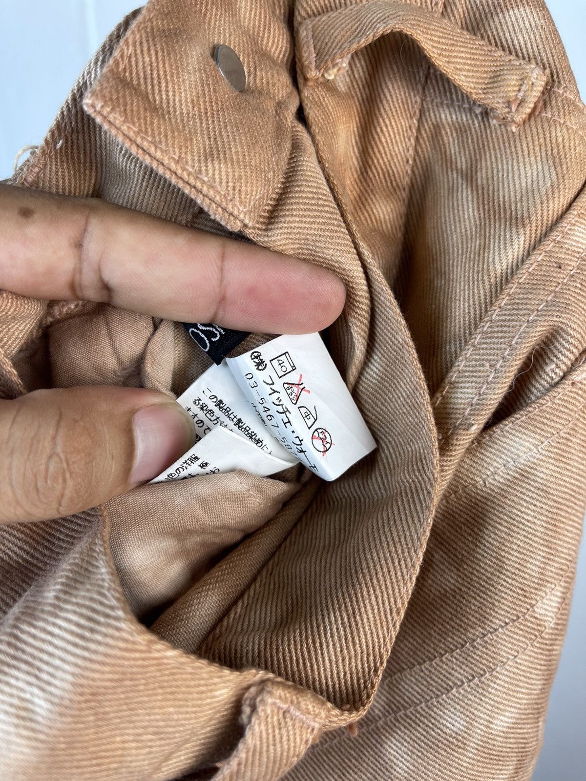 Yasuyuki Ishii Vintage Yoshiyuki Konishi Distressed Patch Cut Art Jeans A6 Size US 30 / EU 46 - 17 Thumbnail