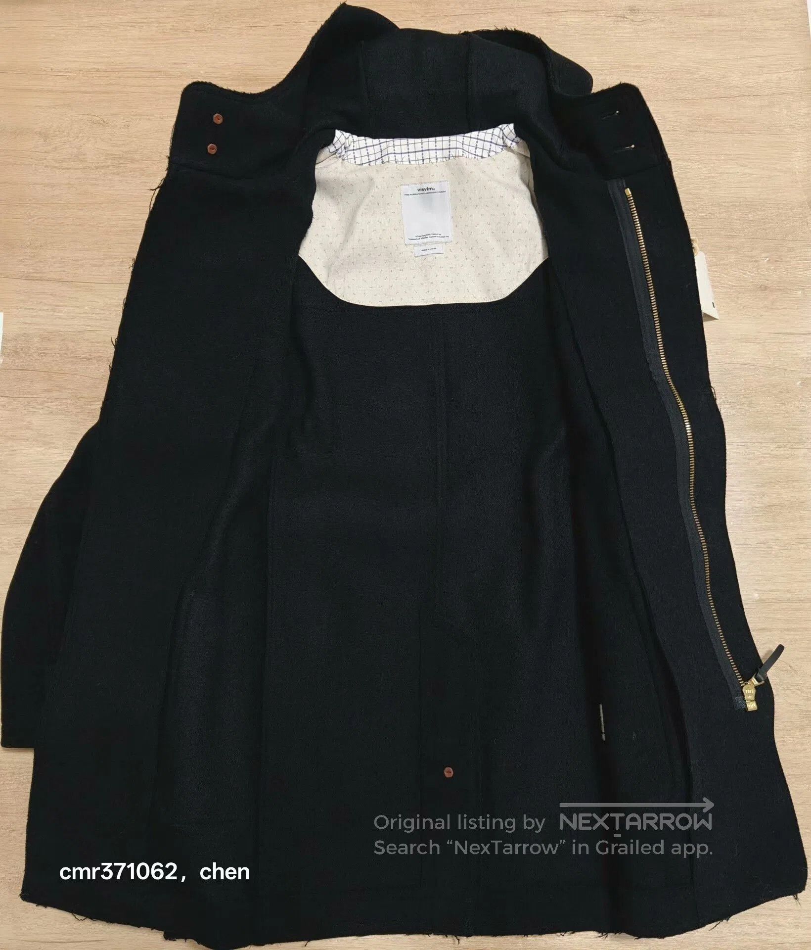 Visvim visvim 15AW Commodore Melton Wool Coat. Size US M / EU 48-50 / 2 - 6 Thumbnail