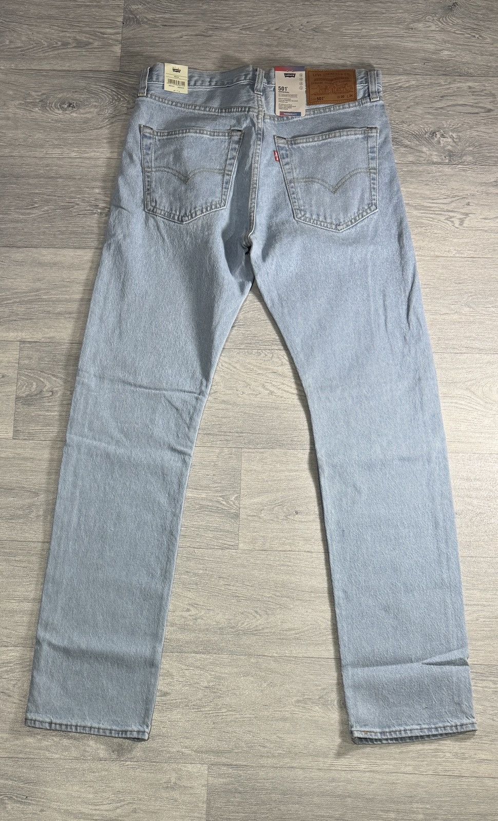 Levi's Levi’s 501 Thermodapt Jeans in light blue – W30 L34 Size US 30 / EU 46 - 4 Thumbnail