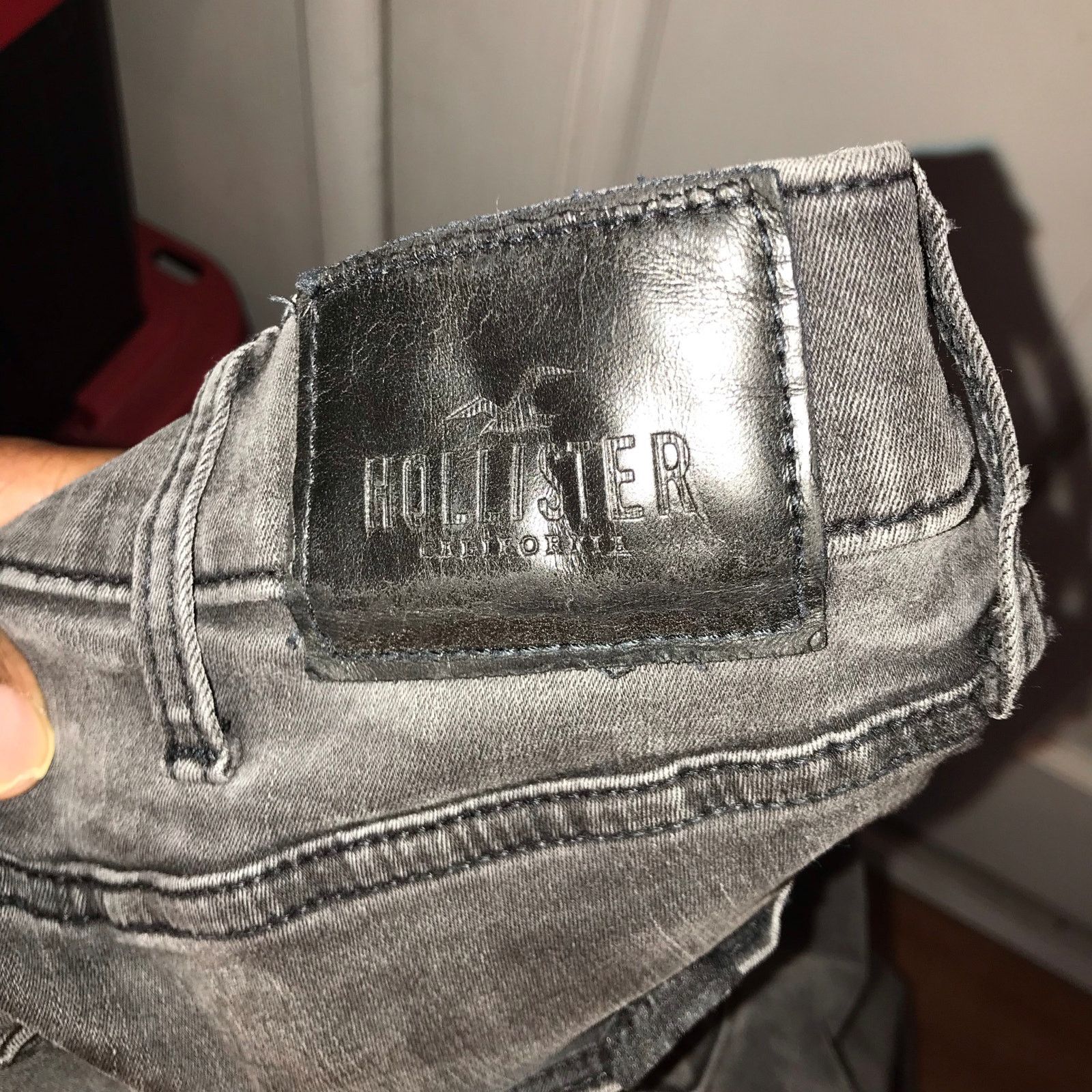 Hollister HOLLISTER CALIFORNIA Super Skinny Men’s 36x32 Gray Size US 36 / EU 52 - 4 Thumbnail