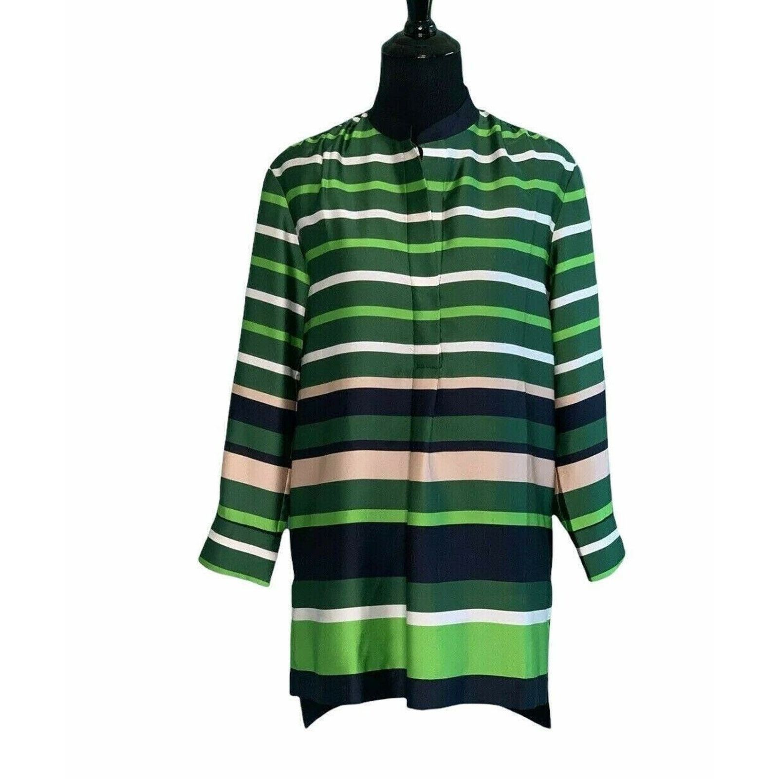 Ann Taylor Ann Taylor Stripes Long sleeve tunic top Size XS Size XS / US 0-2 / IT 36-38 - 1 Thumbnail