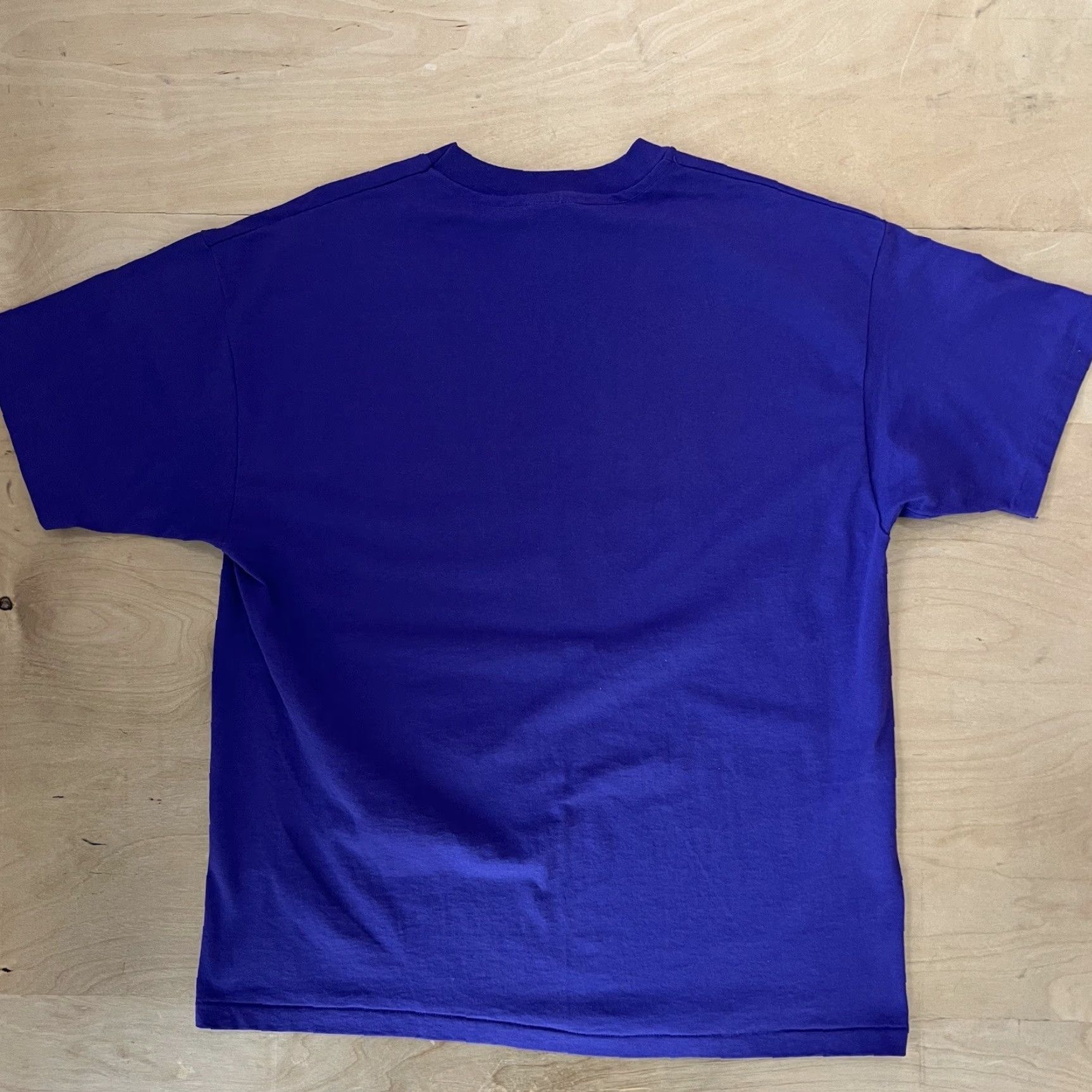 Vintage VINTAGE Drug Free Shirt XL Purple 90s Party AnimalFunny Penguin Art Glam Shirt Mens 90s USA Graphic Print Cotton Knit Short Sleeve Crew Neck Vintage Size US XL / EU 56 / 4 - 6 Thumbnail