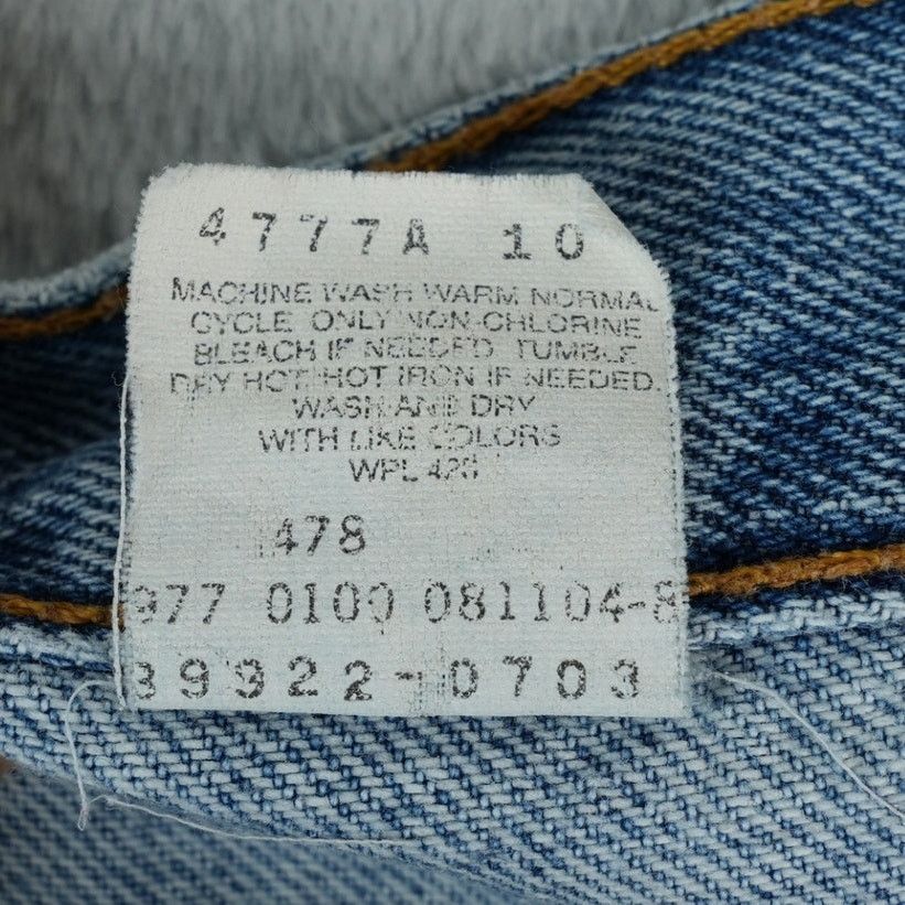 Levi's Vintage Levis 977 Jean Shorts Womens 18W 8" Inseam Jorts Mom Size 35" - 11 Thumbnail