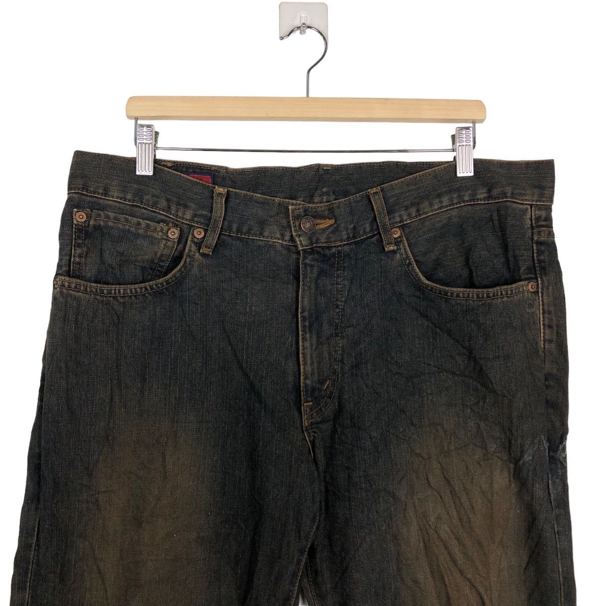 Japanese Brand 🔥90’s Vintage Distressed Denim Jeans Edwin 503 Regular Punk Size US 37 - 3 Thumbnail
