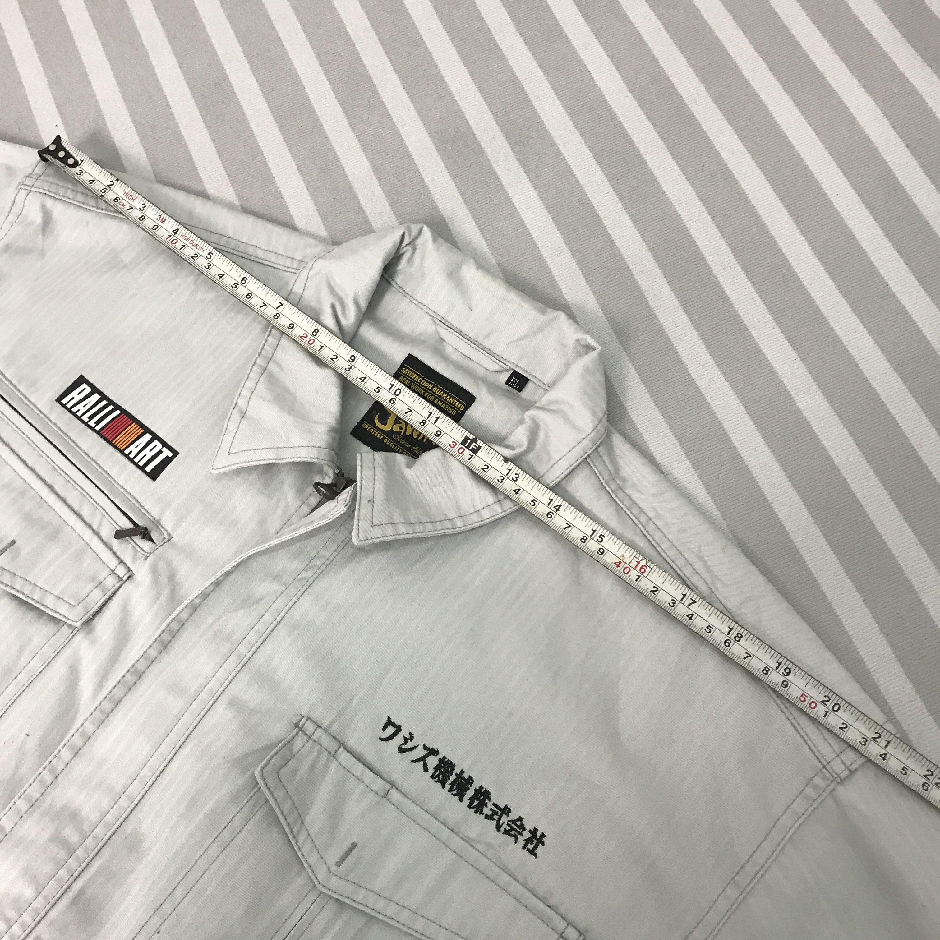Japanese Brand Vintage Mitsubishi Ralliart Racing up zipper custom Jacket Size US XL / EU 56 / 4 - 7 Thumbnail