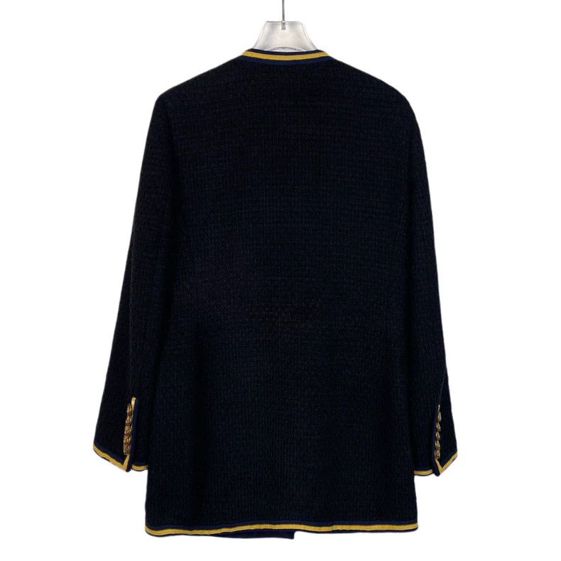 Gucci Gucci Black double-breasted cotton medium and long small fr Size US S / EU 44-46 / 1 - 2 Thumbnail