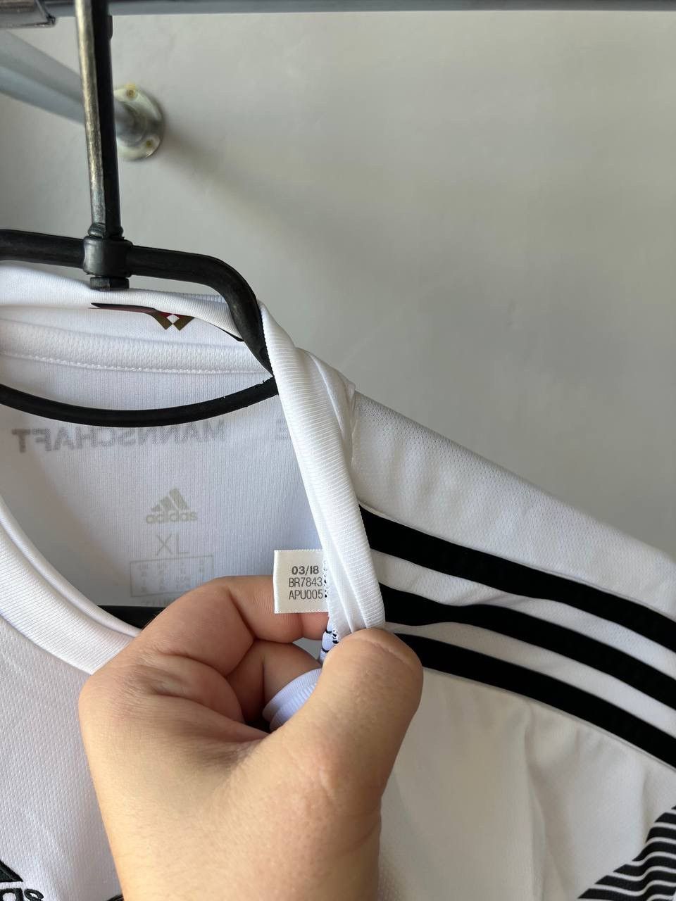 Adidas 2018/19 GERMANY TEAM HOME SOCCER JERSEY FOOTBALL SHIRT SZ XL Size US XL / EU 56 / 4 - 6 Thumbnail