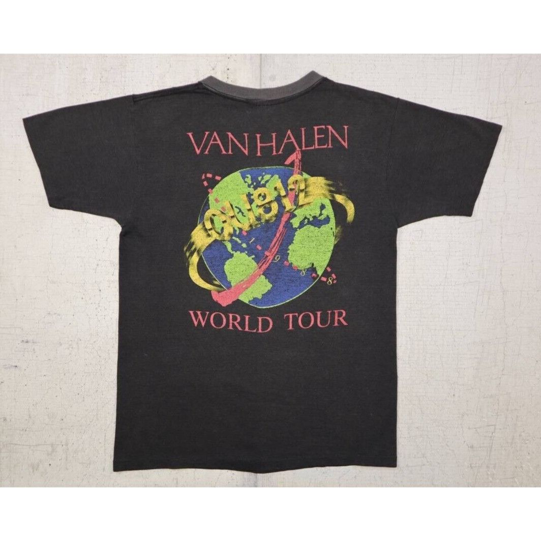 World Tour Vintage Van Halen Shirt Vintage 80s Van Halen OU812
