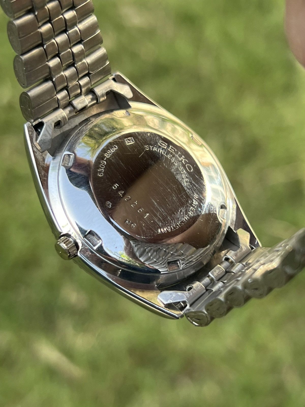 Seiko Seiko DX Automatic Fluted Bazel Day/Date Japan Size 36 - 6 Thumbnail