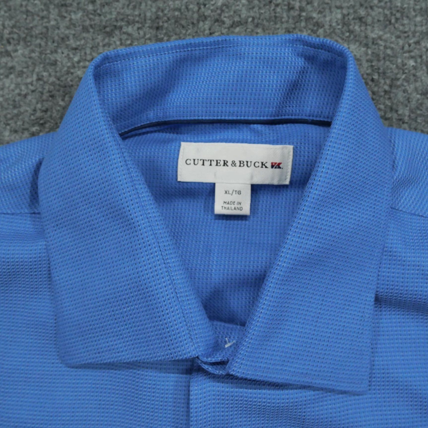 Cutter & Buck Cutter & Buck Shirt Mens XL Blue Button-Up Johnsonville Sausage Dress? Size 46R - 3 Thumbnail