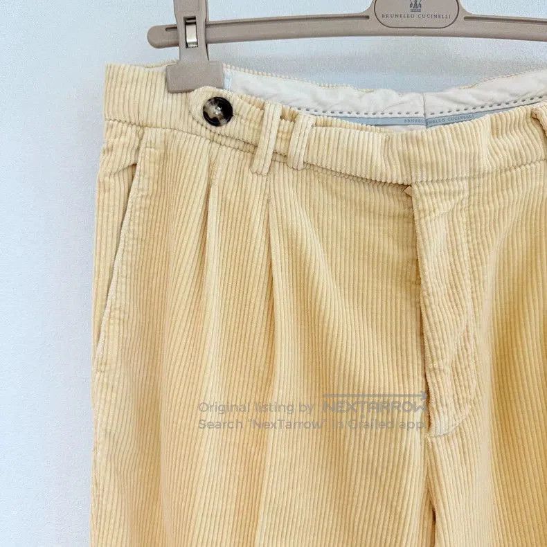 Brunello Cucinelli Brunello Cucinelli Corduroy Casual Pants. Size US 34 / EU 50 - 2 Thumbnail