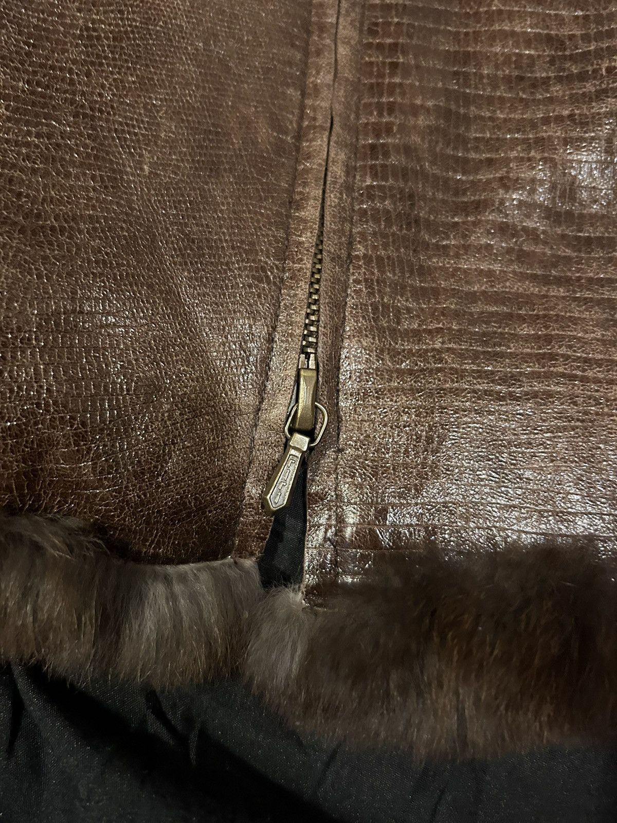 Giorgio Armani Giorgio Armani rabbit fur leather silk y2k Size XS / US 0-2 / IT 36-38 - 13 Thumbnail