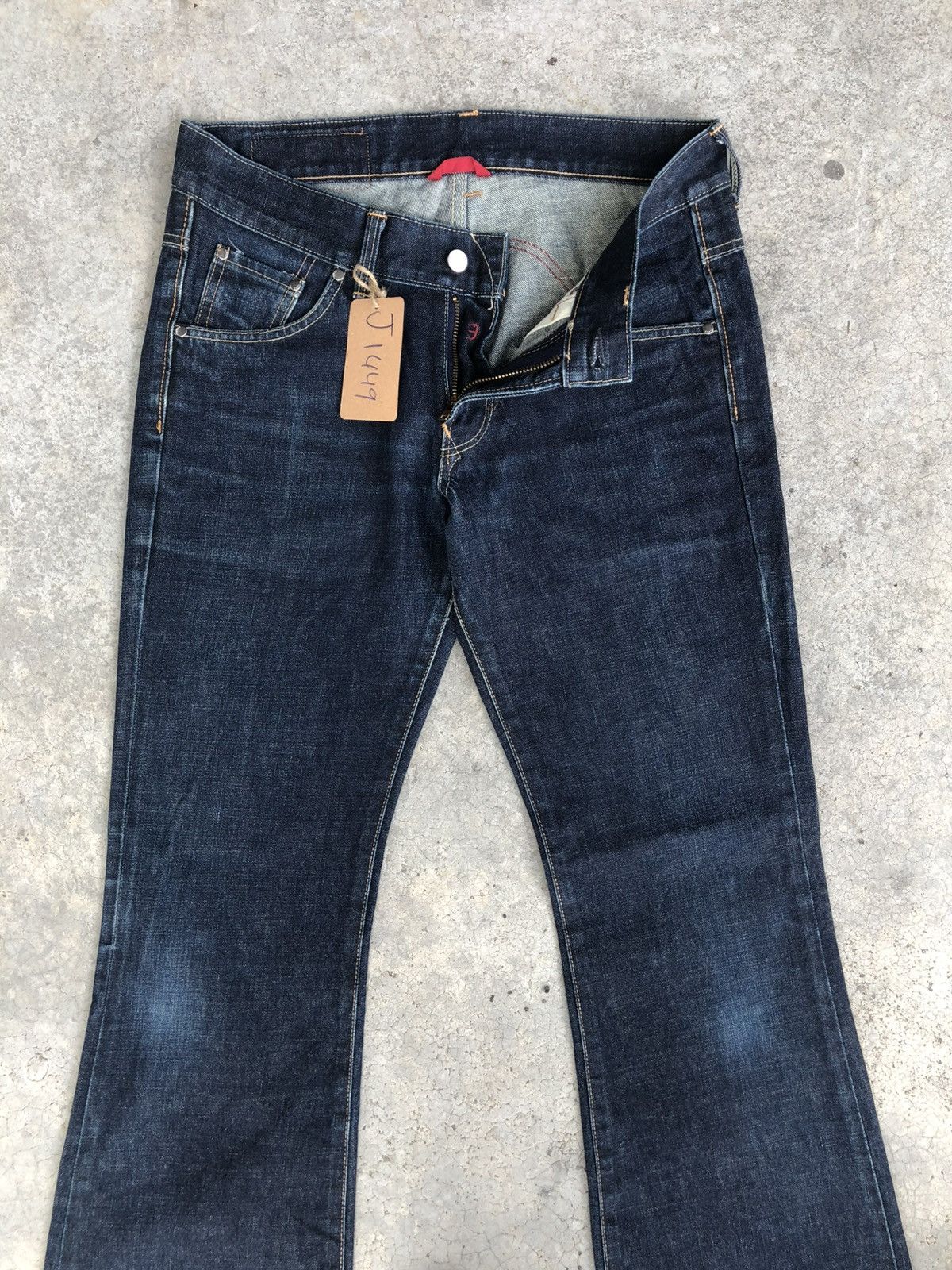 If Six Was Nine Japanese Edwin Flared Jeans Distressed Jeans Size US 32 / EU 48 - 3 Thumbnail