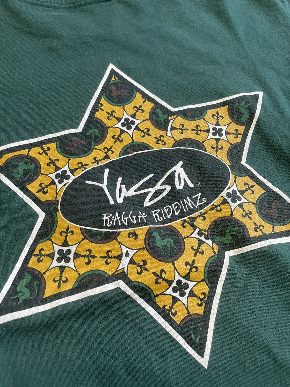 Vintage Vintage 90s Yasa Old Streetbrand Ragga T Shirt M Size US M / EU 48-50 / 2 - 7 Thumbnail