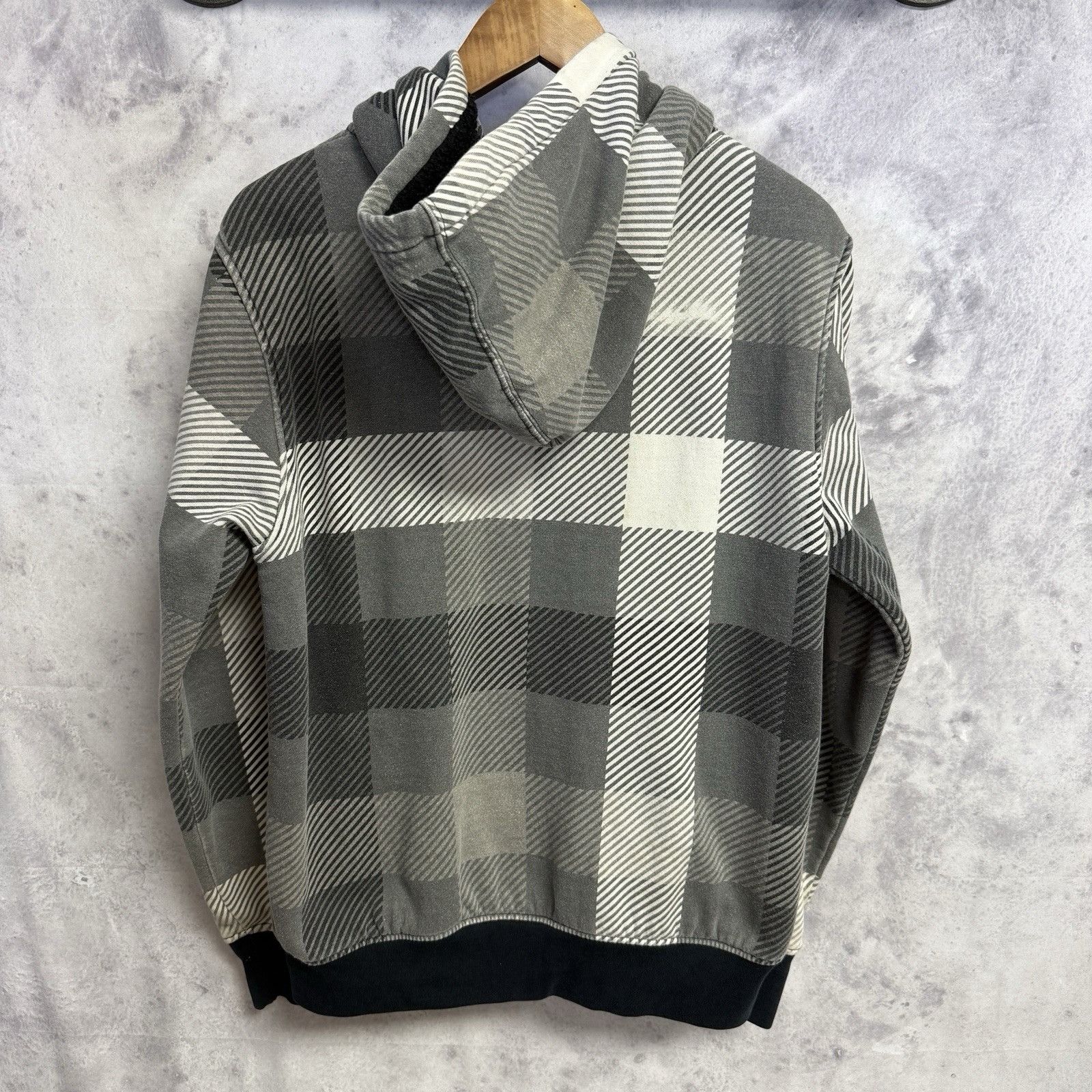 Zoo York Y2K Zoo York Hoodie Sweatshirt Mens Medium Plaid Zip Lined Size US M / EU 48-50 / 2 - 2 Thumbnail