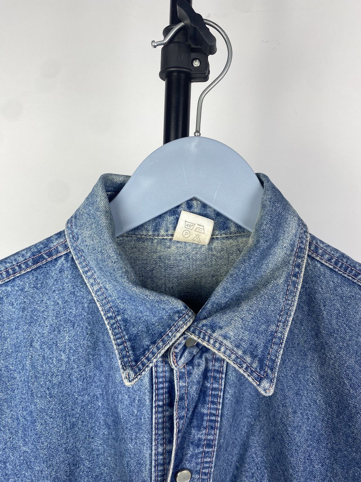 Cowboy Equipment × Vintage 90s vintage USA western cowboy denim shirt Size US M / EU 48-50 / 2 - 8 Thumbnail