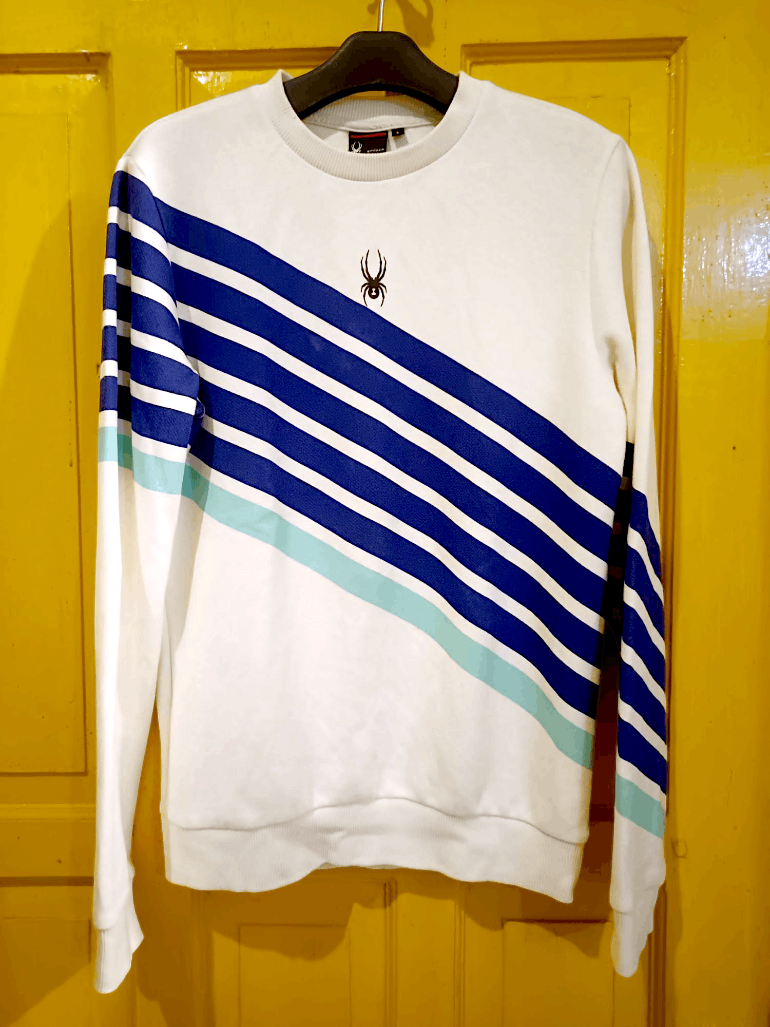 Spyder SPYDER Logo Blue Striped Crewneck Limitless Size US M / EU 48-50 / 2 - 8 Thumbnail