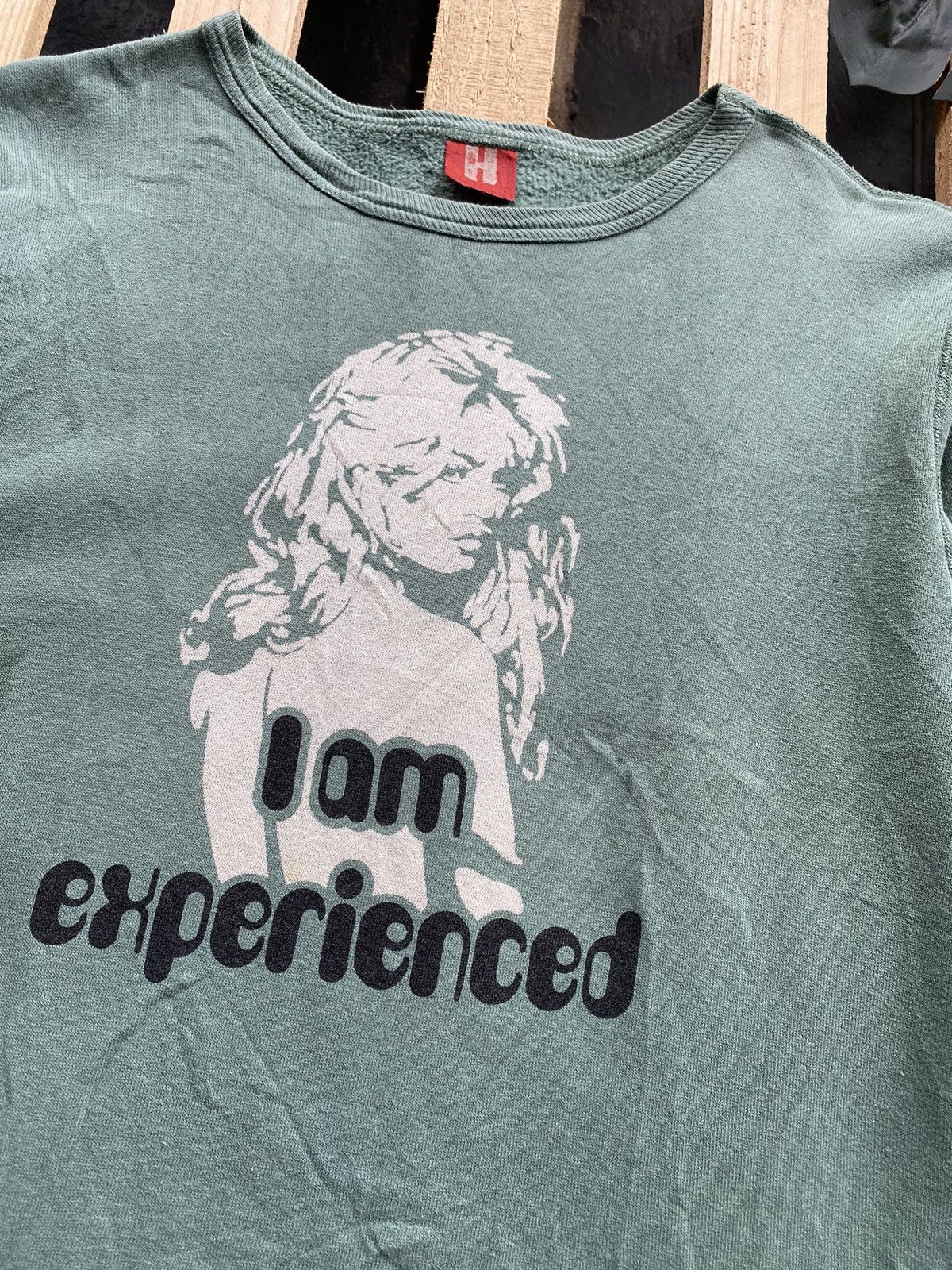 Hysteric Glamour × Japanese Brand VINTAGE 90’s HYSTERIC GLAMOUR I AM EXPERIENCEDSWEATSHIRT Size US M / EU 48-50 / 2 - 2 Thumbnail
