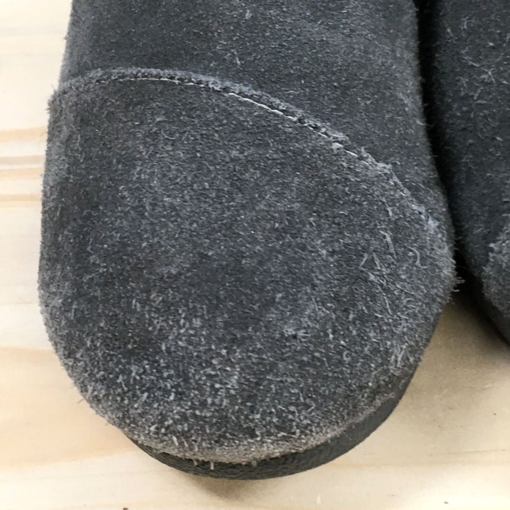Toms TOMS Womens 9.5 Desert Gray Lace Up Casual Ankle Wedge Heels 300515 - Great Condition Size L / US 10 / IT 46 - 7 Thumbnail