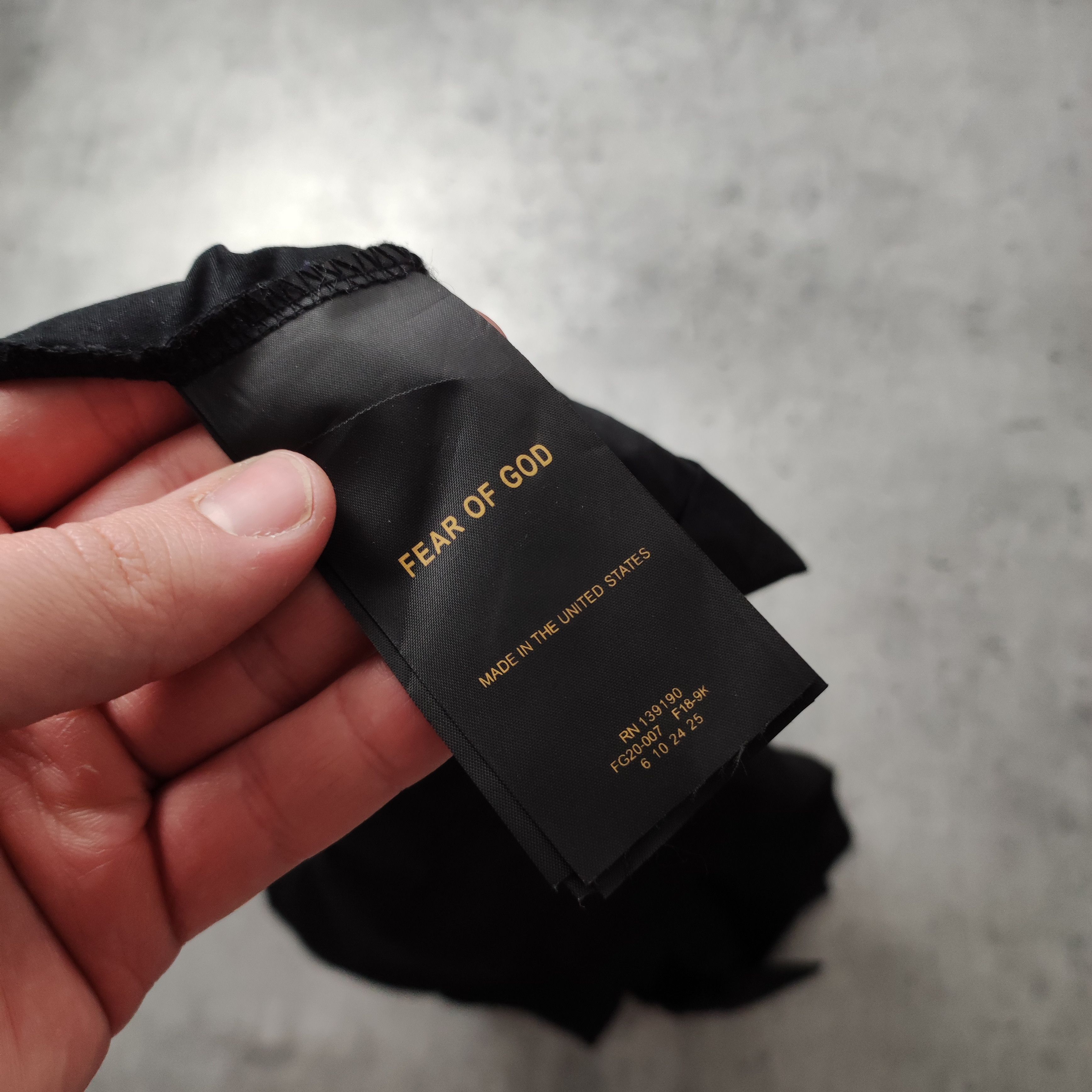 Essentials × FOG × Fear of God RARE FOG Fear Of God Big Back Logo Blackout Polo Shirt Size US S / EU 44-46 / 1 - 8 Thumbnail