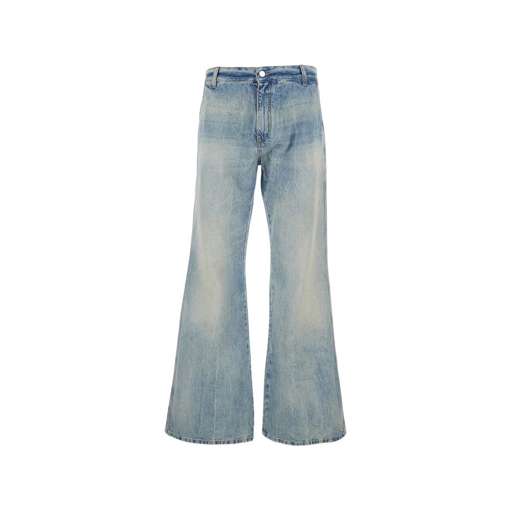 Amiri Amiri BLUE Denim - Wide-Leg Jeans Size US 36 / EU 52 - 1 Thumbnail