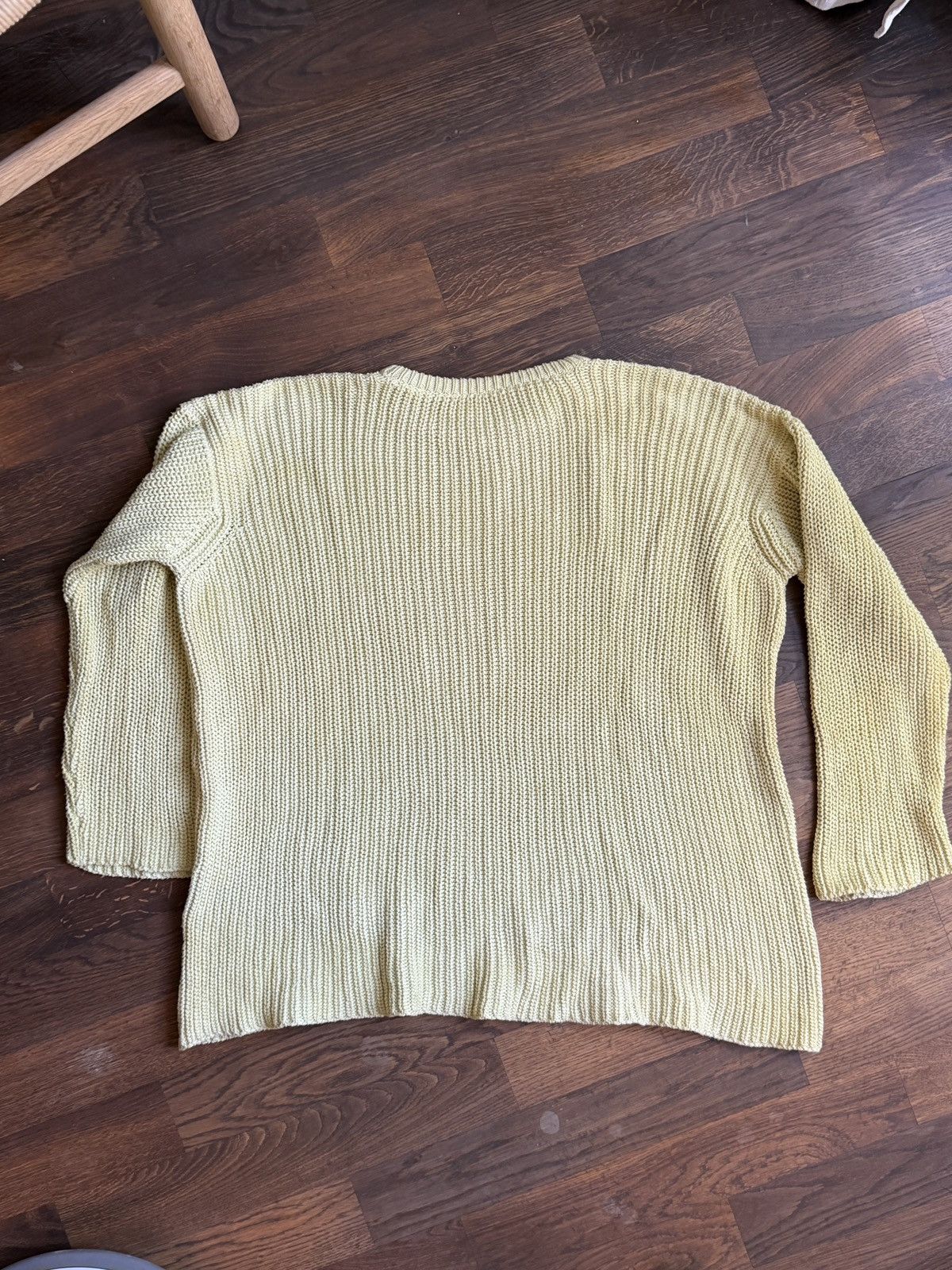 Helmut Lang Helmut Lang vintage knit sweater pullover yellow canary wool Size US M / EU 48-50 / 2 - 9 Thumbnail