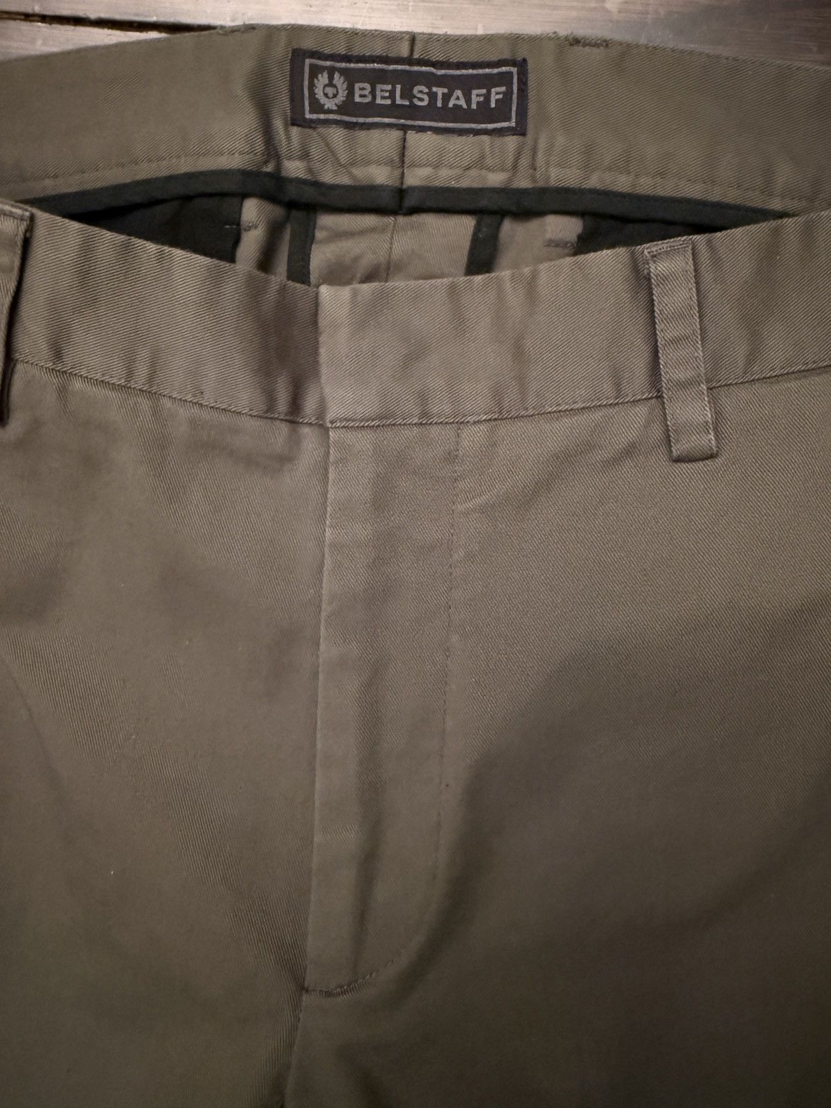 Belstaff Belstaff Army Green Moto Pants – Ribbed Knee Size US 36 / EU 52 - 4 Thumbnail