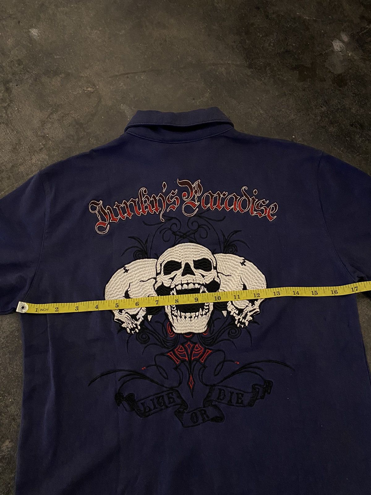 Hysteric Glamour Y2k Junky’s Paradise skulls punks polo shirt Size US S / EU 44-46 / 1 - 8 Thumbnail
