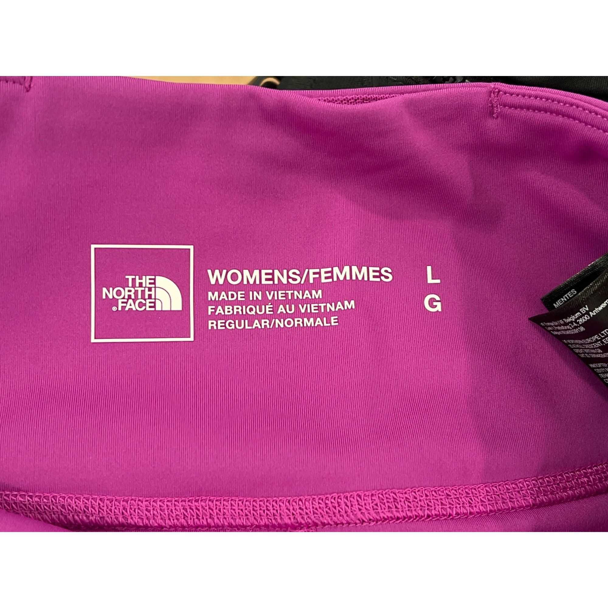 The North Face The North Face Womens Elvta Bike Shorts L Purple High-Waist Size 30" / US 8 / IT 44 - 3 Thumbnail