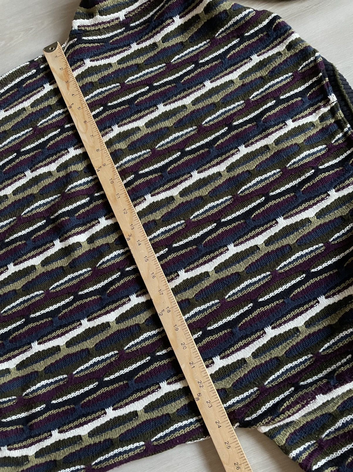 Vintage VTG Protege Coogi Style Textured Knit Sweater Crewneck XL Size US XL / EU 56 / 4 - 5 Thumbnail