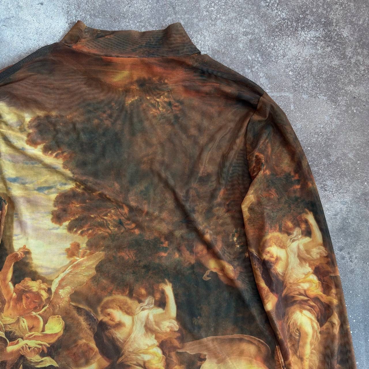 20471120 × Vintage Jean Paul Gaultier Style Full Mesh Y2K Long Sleeve Top Size M / US 6-8 / IT 42-44 - 5 Thumbnail