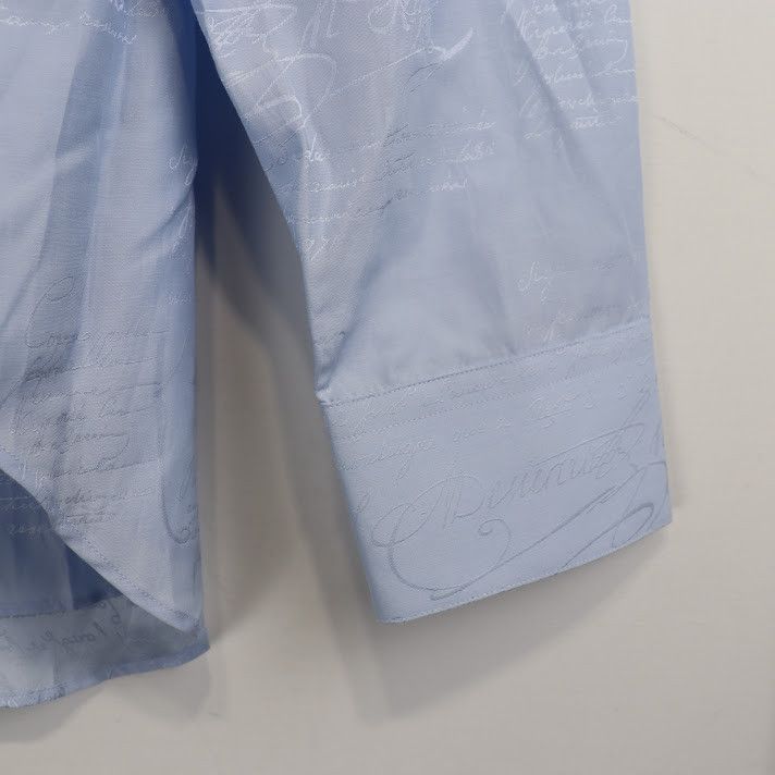 Berluti o1rshd1 Button Up Shirt in Sky Blue Size US M / EU 48-50 / 2 - 3 Thumbnail