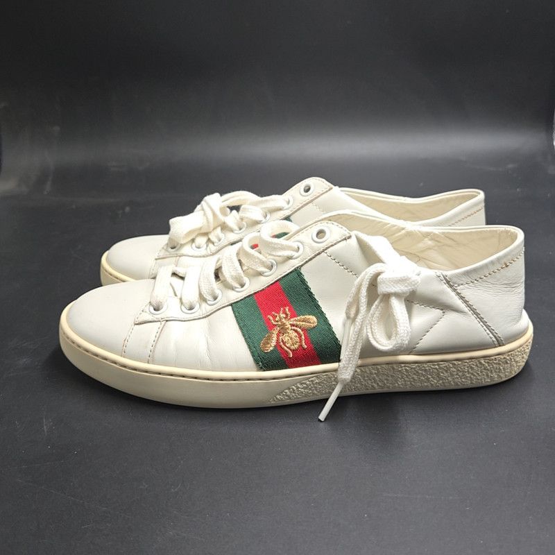 Gucci ACE Leather Bee Sneakers for Men