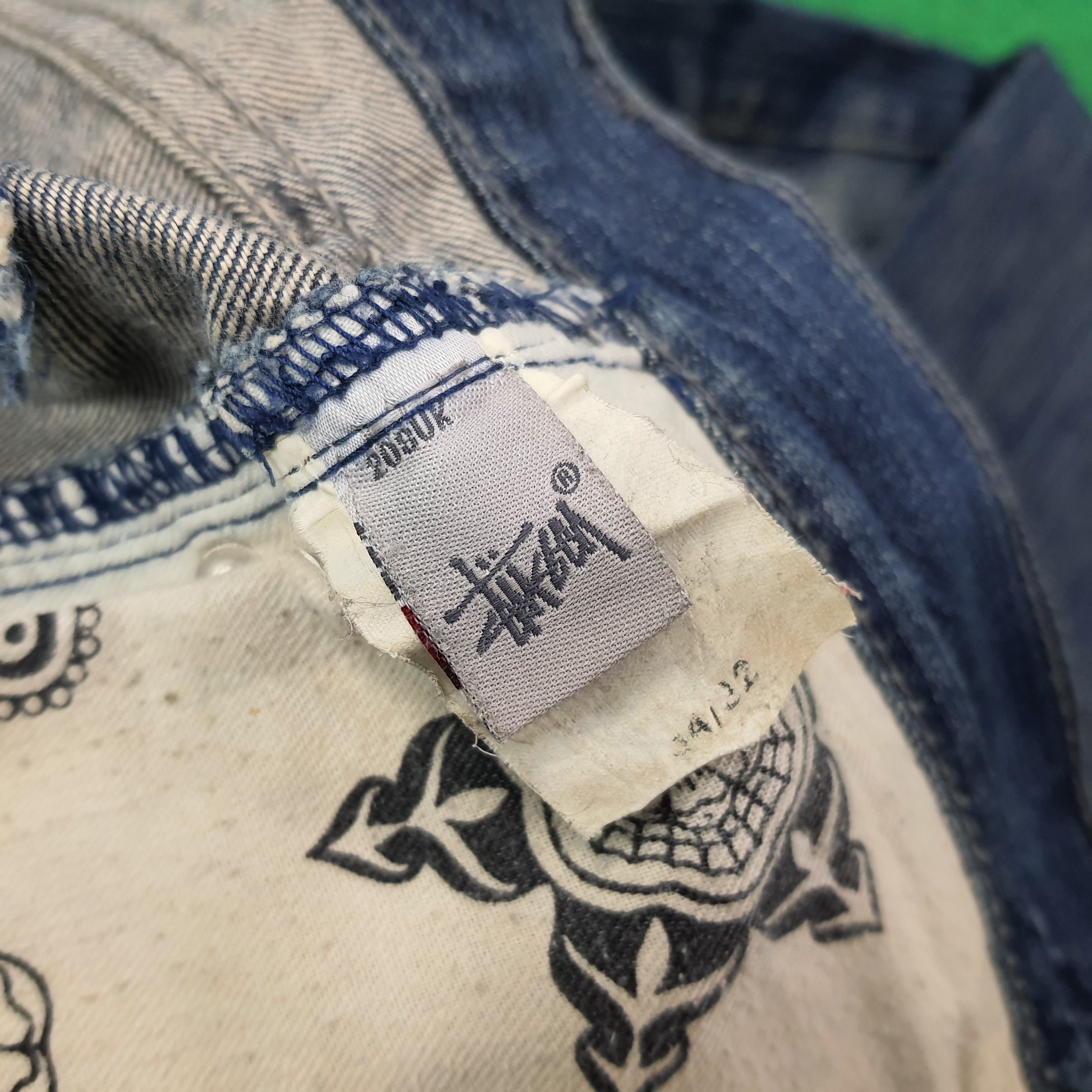 Stussy Vintage Stussy Authentic Workgear Custom Logo Jeans C265N5 Size US 34 / EU 50 - 12 Thumbnail