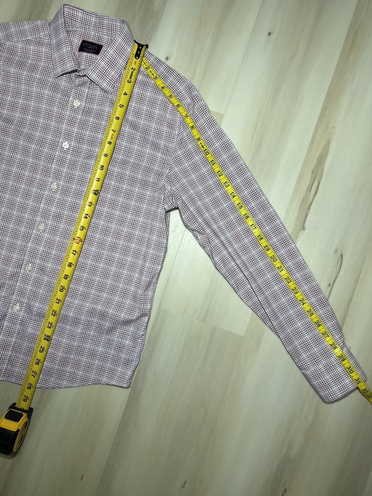 UNTUCKit UNTUCKit Beckman Shirt Men's Size Medium Red Checkered Size US M / EU 48-50 / 2 - 6 Thumbnail