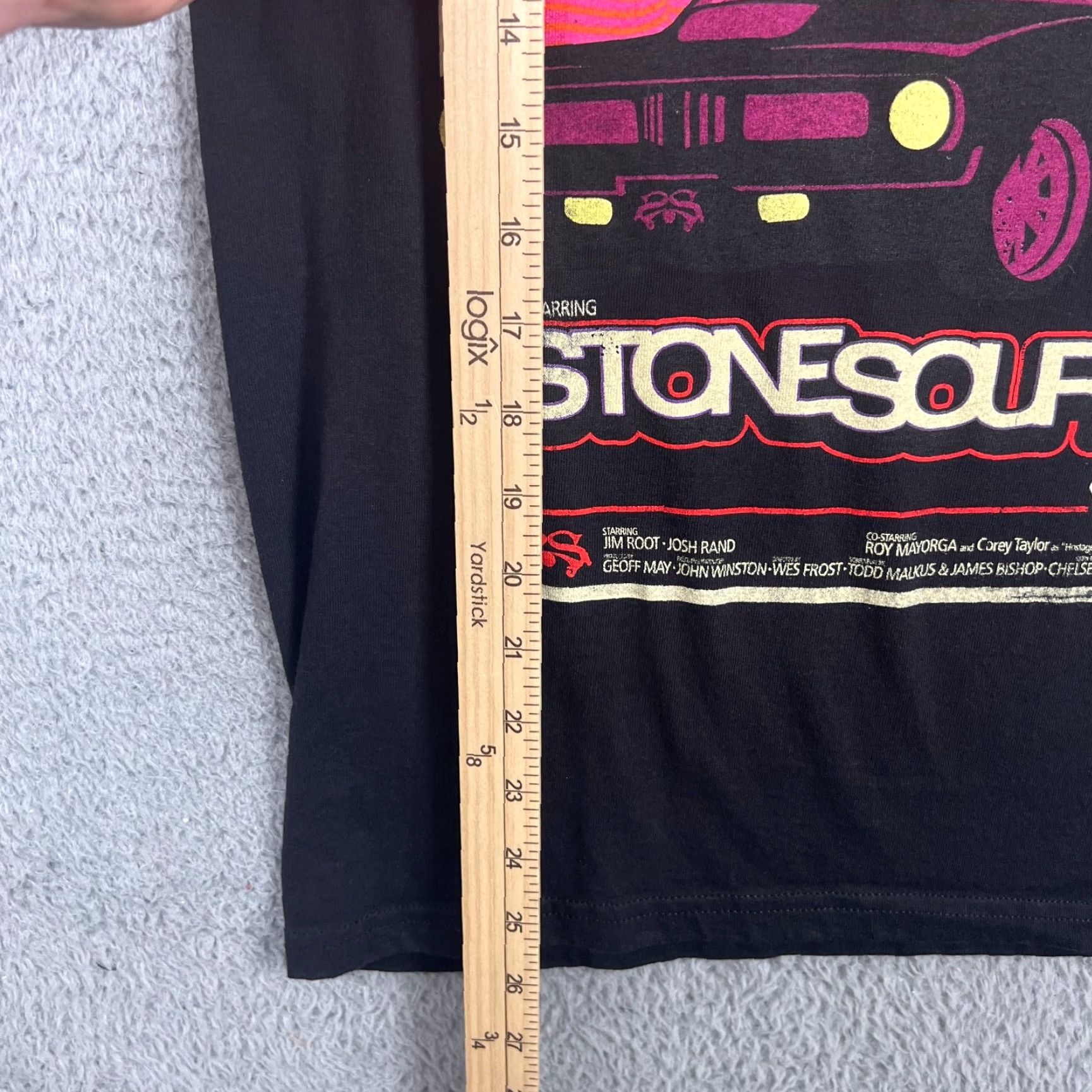 Hanes VINTAGE Stone Sour Shirt Men S Black Hanes Crew Neck Short Sleeve Band Tour Concert Rock 2011 Men S Size US S / EU 44-46 / 1 - 7 Thumbnail