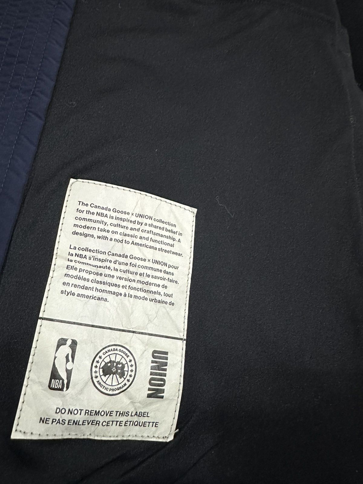 Canada Goose × NBA × Union LA CANADA GOOSE & NBA COLLECTION WITH UNION LEGION FLEECE VEST Size US M / EU 48-50 / 2 - 7 Thumbnail