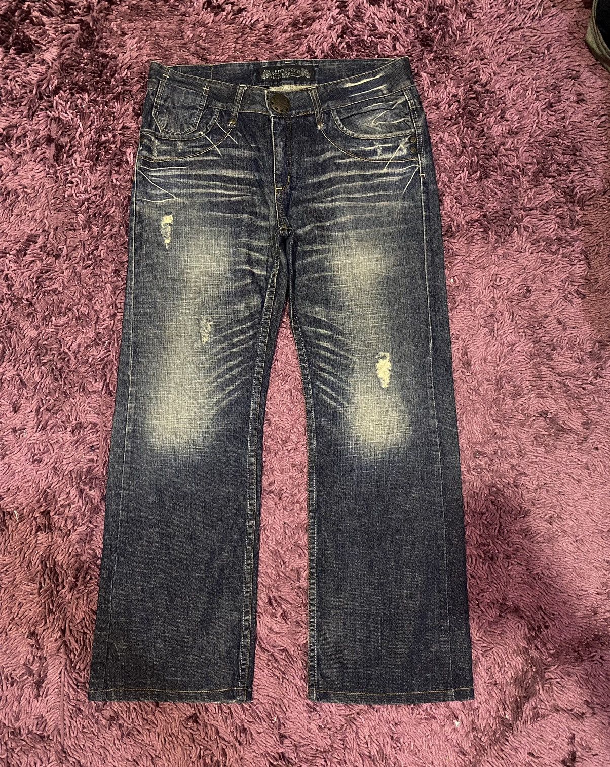 Japanese Brand × Vintage Vintage Redpepper Gold Label Straight Cut Jeans Size US 36 / EU 52 - 2 Thumbnail