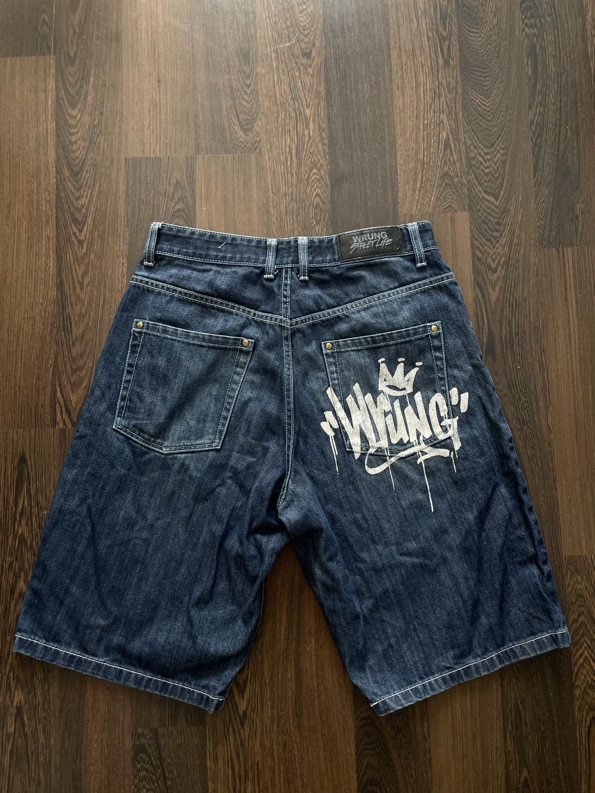 Japanese Brand × Vintage Vintage Wrung Division Junya Watanabe Style Baggy Jeans Size US 32 / EU 48 - 1 Thumbnail