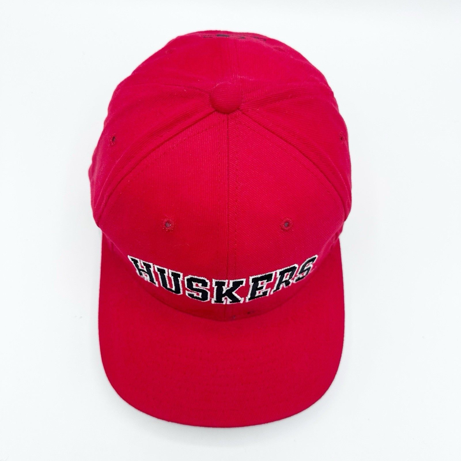 Champion × Vintage Vintage 90s Nebraska Cornhuskers NCAA Champion Red Snapback Size ONE SIZE - 7 Thumbnail