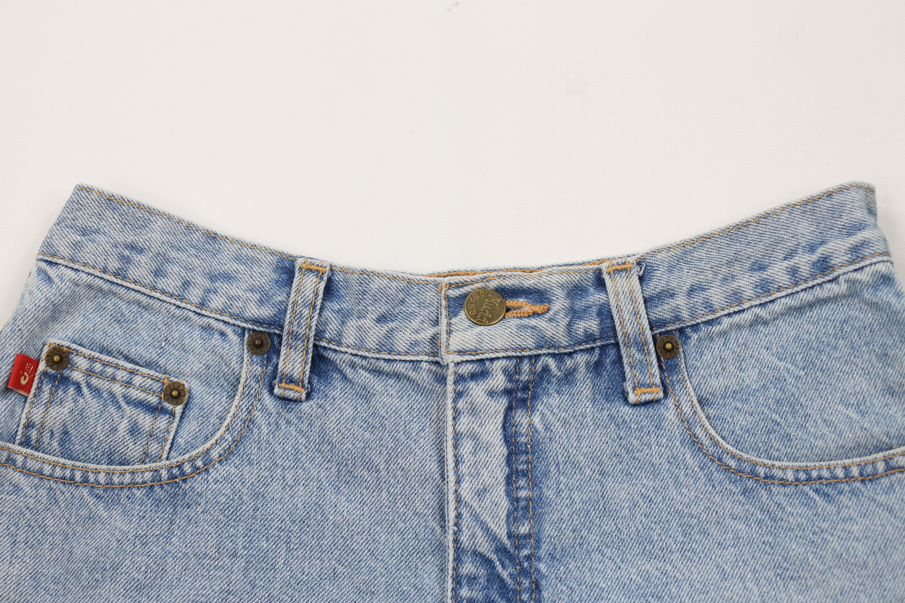 Vintage Vintage 90s Y2K MUDD Cut Off Denim Jean Shorts Jorts Size 28" / US 6 / IT 42 - 2 Thumbnail