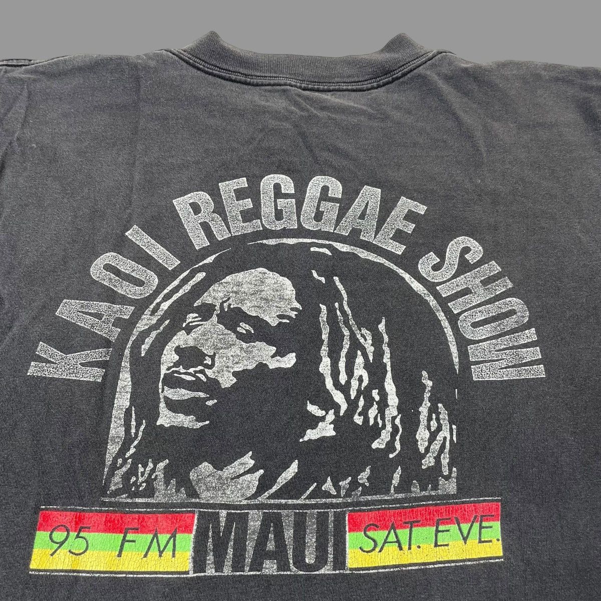 Band Tees × Vintage Vintage 90s single stitch bob marley t shirt Size US M / EU 48-50 / 2 - 3 Thumbnail