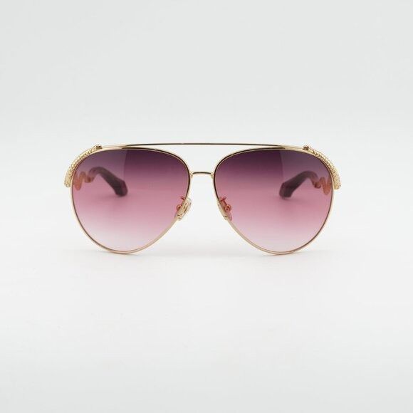 Roberto Cavalli SRC090M 300K Aviator Sunglasses - Gold/Pink Roberto Cavalli SRC090M 300K 65 Sunglasses | Bassol Optic  main image 4