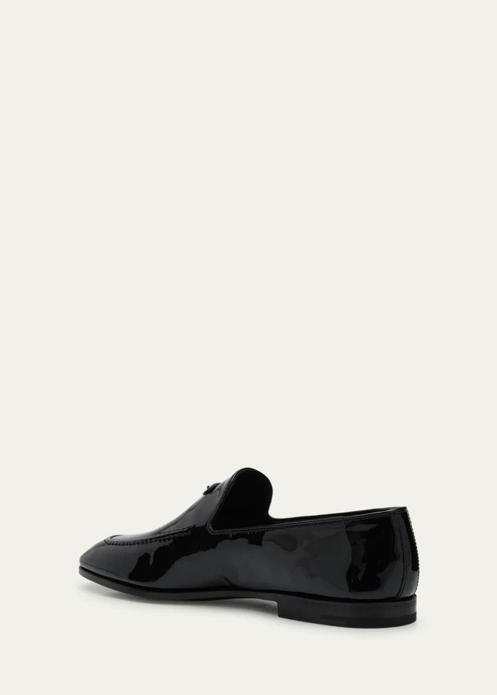 Prada o1mt1gz0225 Patent Leather Venetian Loafers in Black Size US 6 / EU 39 - 3 Thumbnail