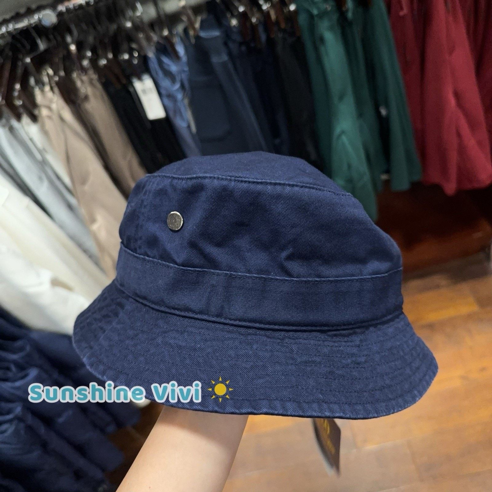 Polo Ralph Lauren NEW Polo Ralph Lauren Polo Bear Twill Bucket Hat Cap Blue Size ONE SIZE - 4 Thumbnail